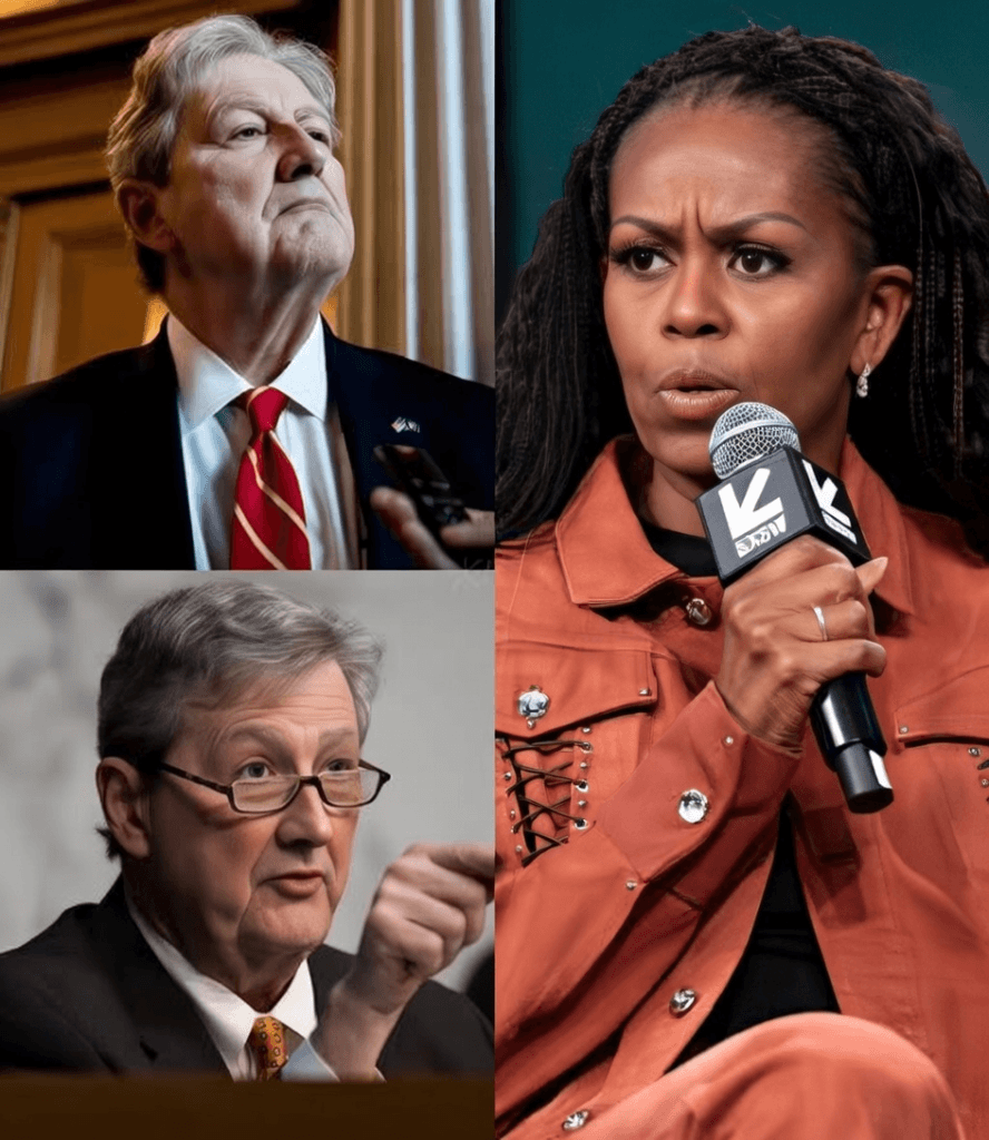MICHELLE O.B.A.M.A exploded on X demanding JOHN NEELY KENNEDY be silenced forever — but the vicious att@ck backfired catastrophically… 1 image 133