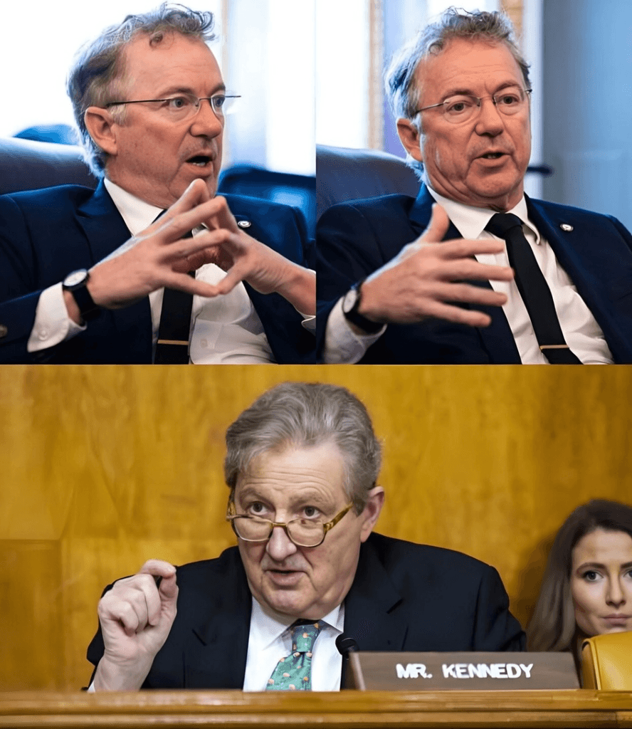 Debt ceiling chaos. Filibuster fire. And then — silence. Senator John Kennedy turns to Rand Paul. No yell. No theatrics. Just six words that froze the Capitol:… 1 image 406