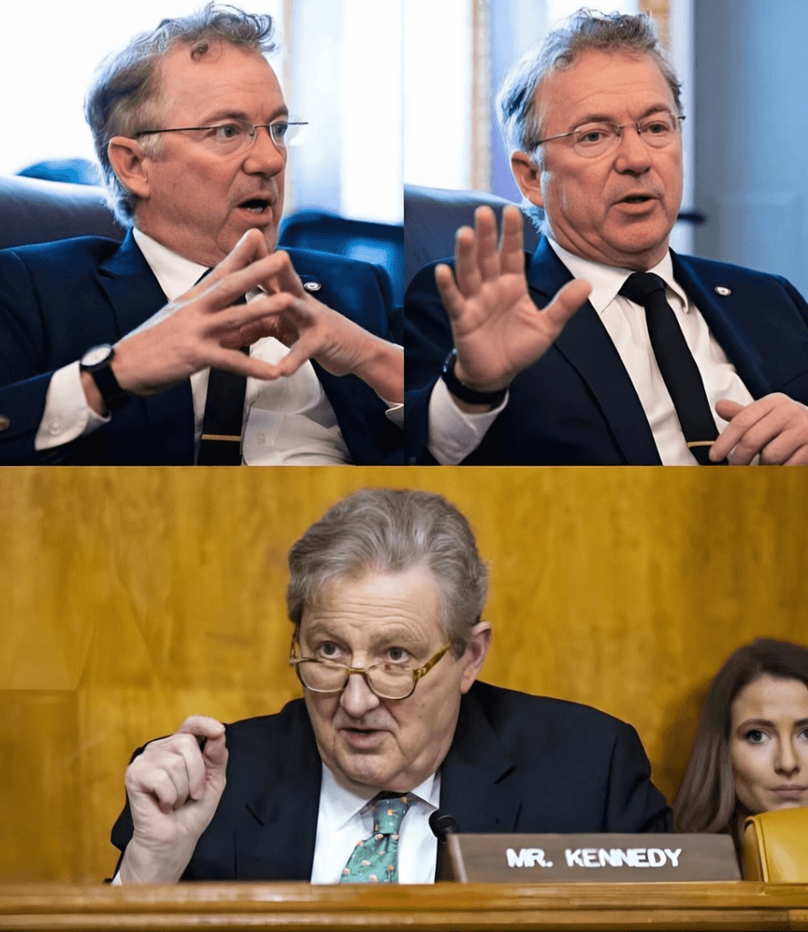 Debt ceiling chaos. Filibuster fire. And then — silence. Senator John Kennedy turns to Rand Paul. No yell. No theatrics. Just six words that froze the Capitol 1 image 624