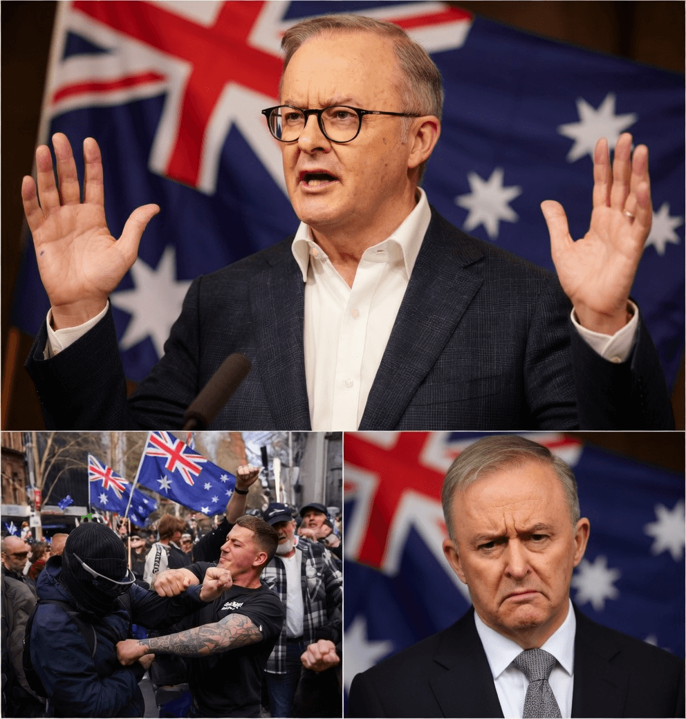 “HE DOESN’T DESERVE TO BE PRIME MINISTER!” Furious chants echoed across ...