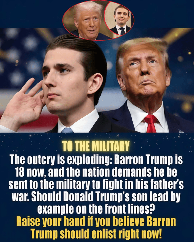 BREAKING: BARRON TRUMP AT 18 — ONLINE PRESSURE SURGES AS CALLS FOR SYMBOLIC MILITARY SERVICE IGNITE A NATIONAL DEBATE 1 image 231