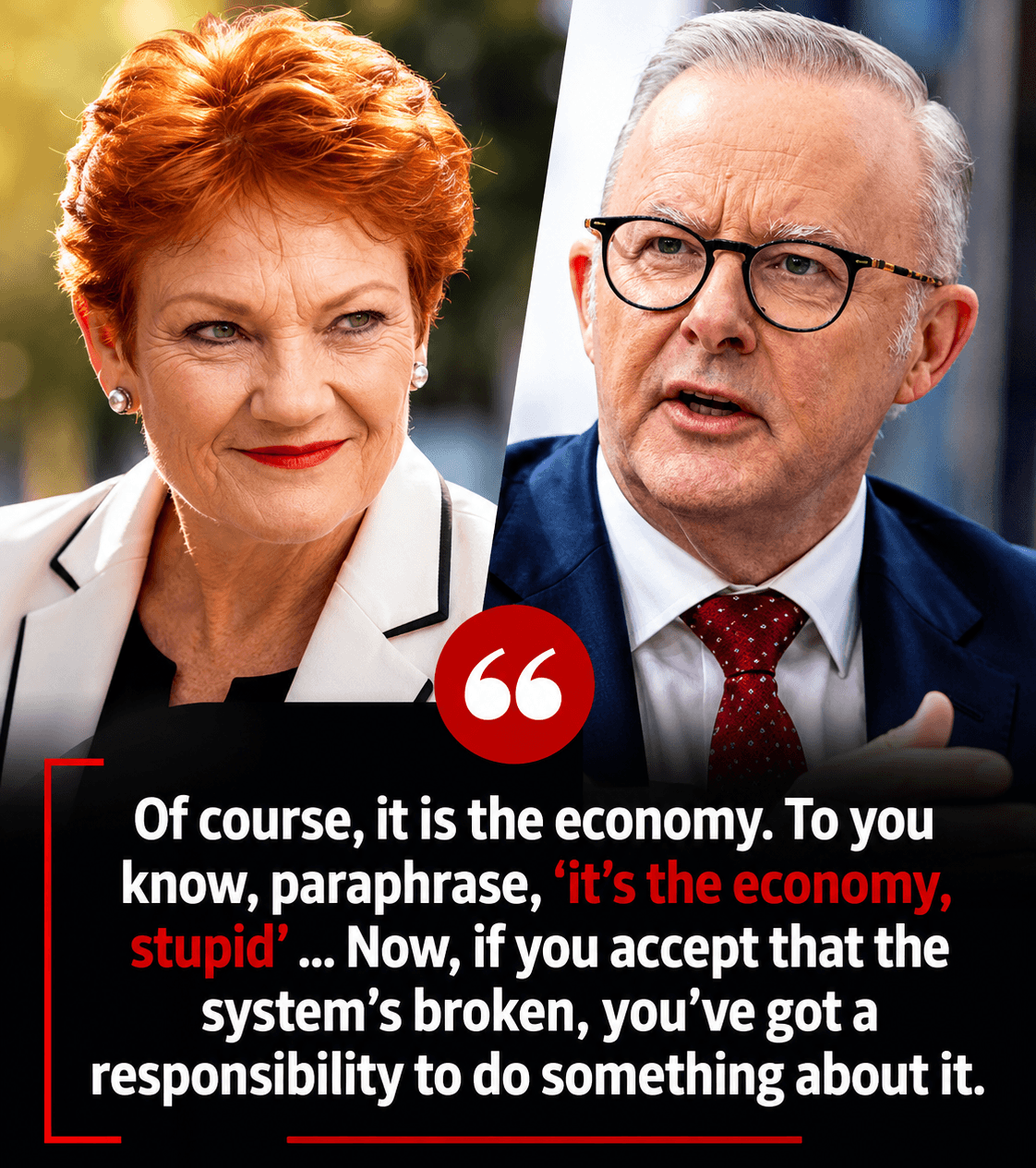Albanese Breaks His Silence As Historic One Nation Poll Sends Shockwaves Through Canberra 1 Albanese responds to One Nation surge