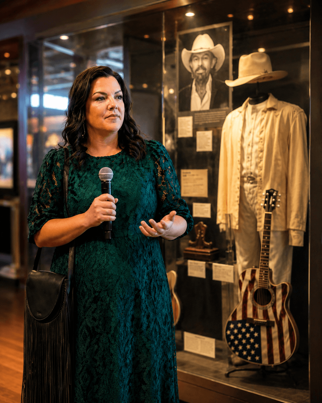 The Greatest Thing Toby Keith Left Krystal Wasn't Fame or Fortune — It Was a Part of Himself 1 Krystal Keith honoring Toby Keith
