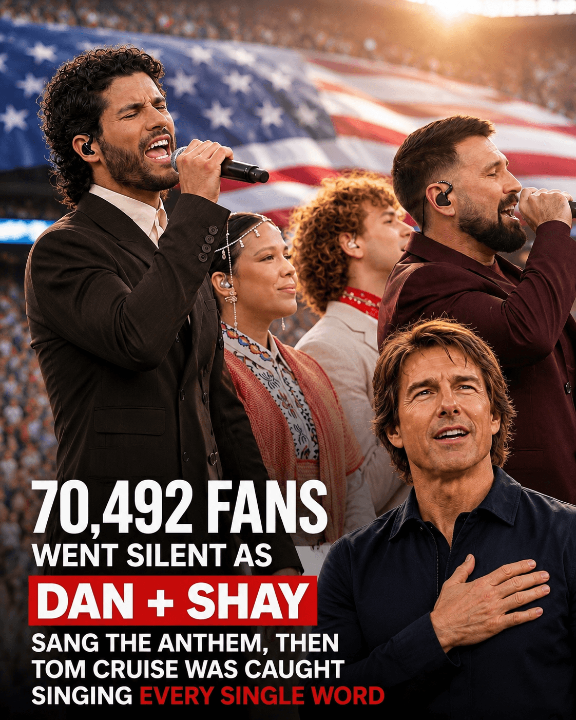 Why Dan + Shay's World Cup Performance Became One of the Most Talked-About Moments of the Night 1 Dan and Shay national anthem performance