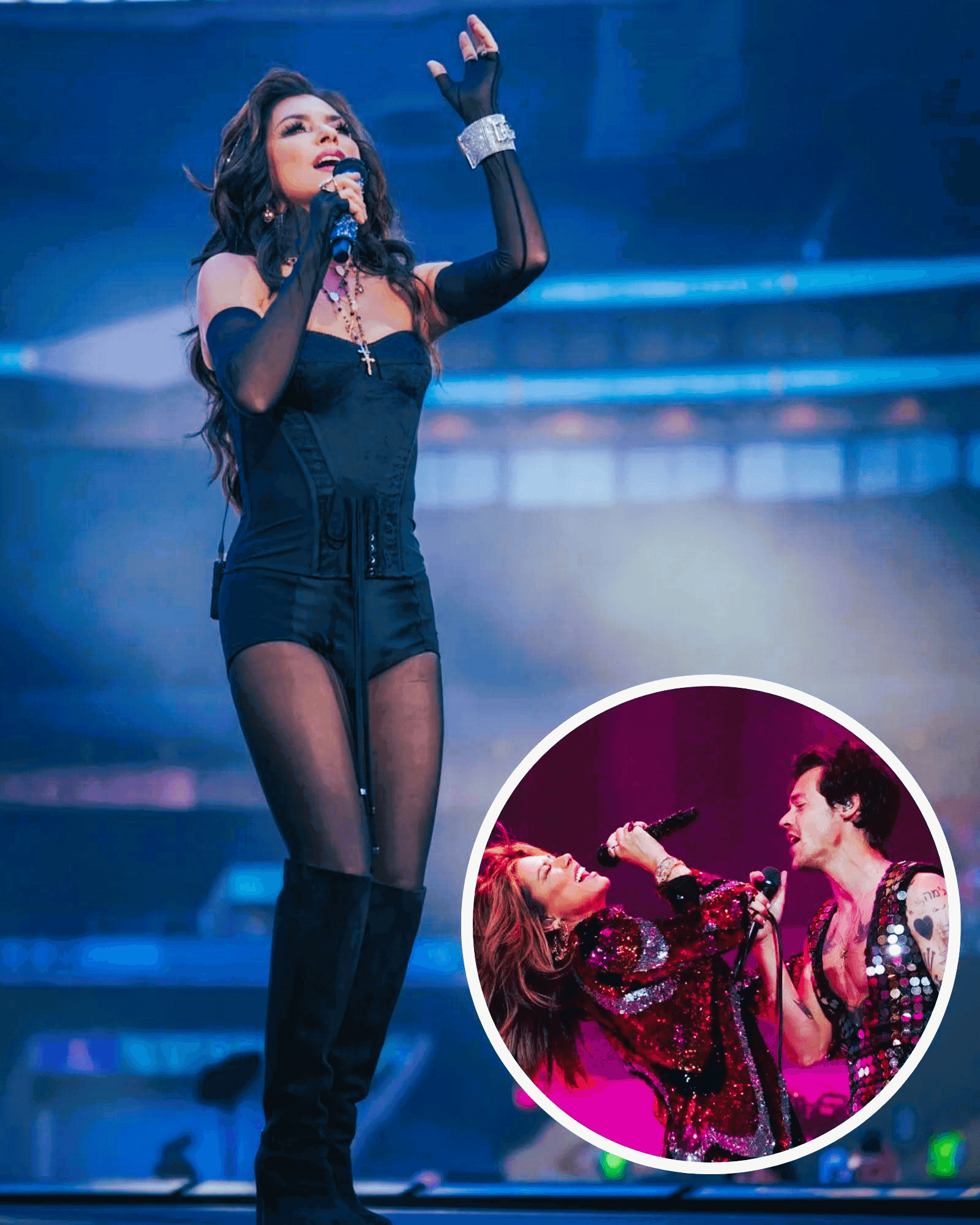 Shania Twain and Harry Styles Wembley